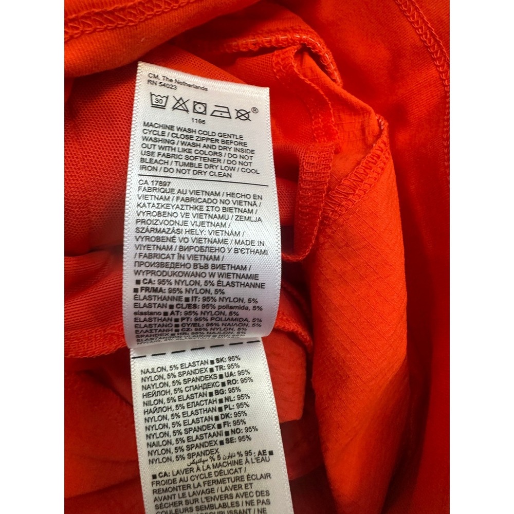 Athleta Trekkie North Jogger Pants Orange Flame Size 2 Hiking Wicking Ripstop - Picture 13 of 15